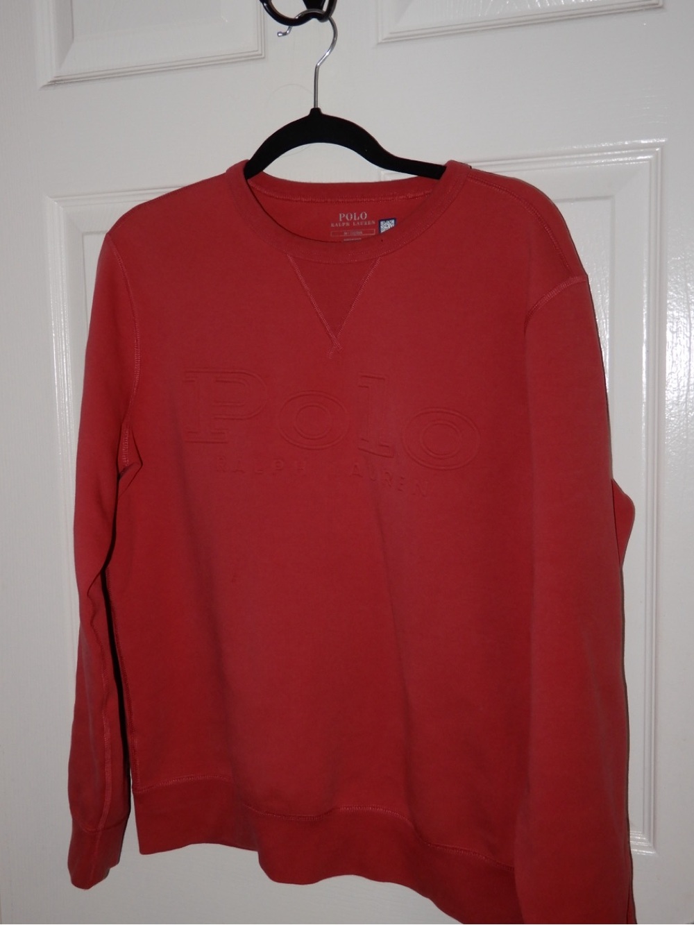 Polo by Ralph Lauren Coral-Red Crewneck Sweatshirt